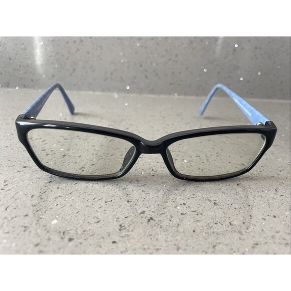 Envy EE Eyewear Black & Blue JACKIE Eyeglasses Frames ONLY 55-16-140 Full rim main image 8